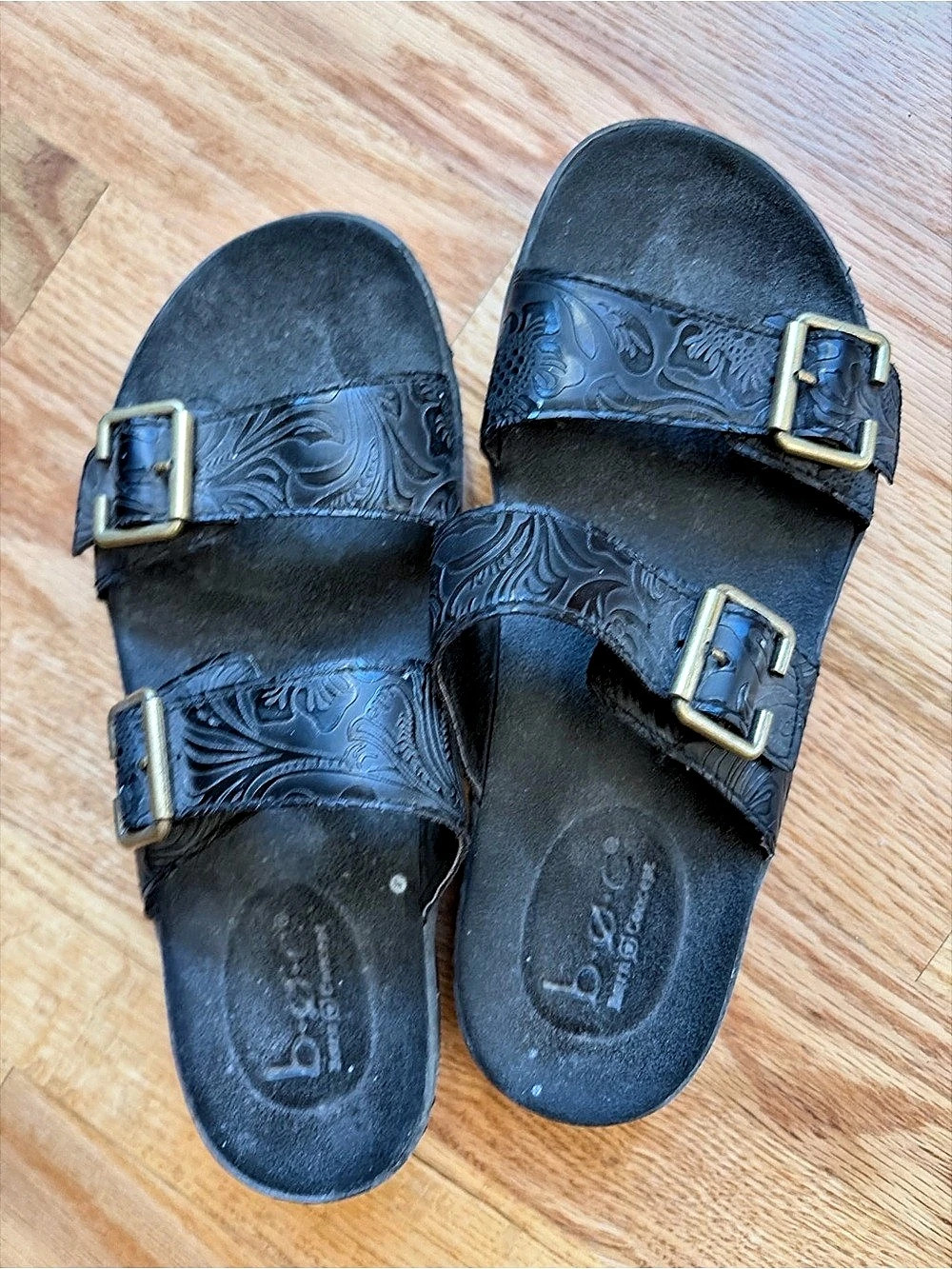 Børn Black Buckle Sandals new